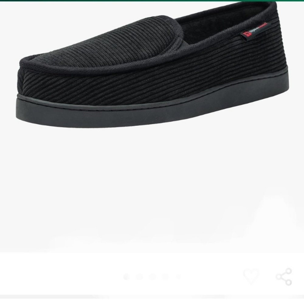 Alpine Swiss Black Corduroy Loafers